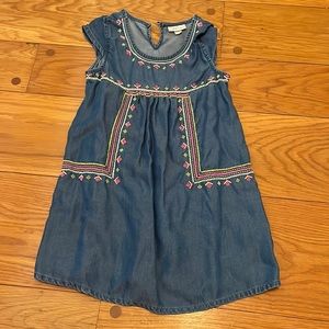 Girls Cherokee denim dress